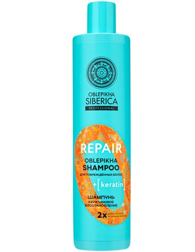 Natura Siberica Oblepikha Professional Shampoo for damaged hair Keratin repair