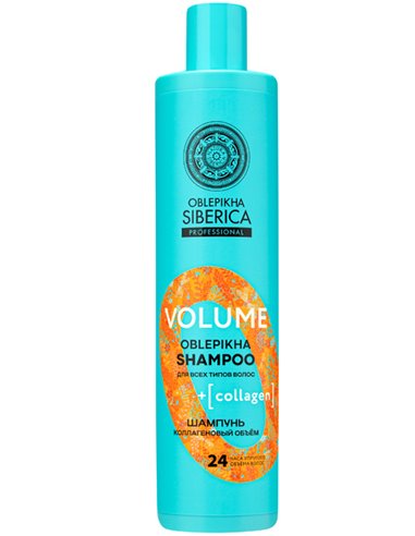 Natura Siberica Oblepikha Professional Shampoo for all hair types Collagen volume