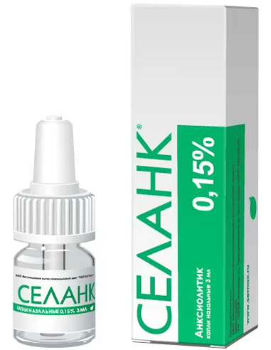 Selank 0.15% nasal drops 3ml