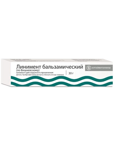 Balsamic liniment (Vishnevsky) 30g