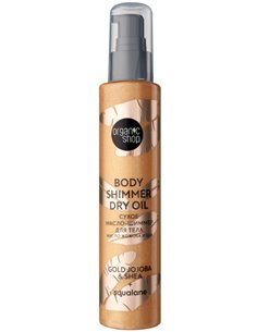 Organic Shop Shimmers Dry Body Shimmer Butter Jojoba & Shea Butter 100ml