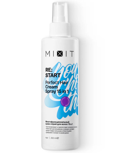 MIXIT RE:START Perfect Hair Cream Spray 15in1 250ml