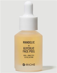 RICHE Mandelic + Glycolic Face Peel AHA+BHA 25% 50ml / 1.69 oz.