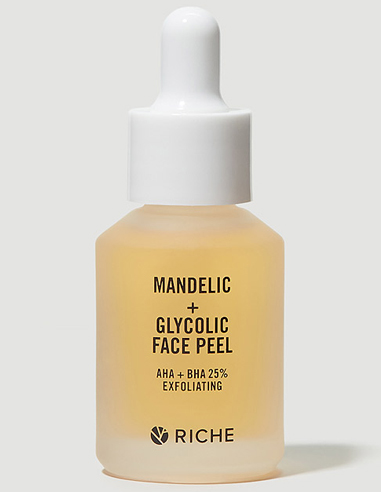 RICHE Mandelic + Glycolic Face Peel AHA+BHA 25% 50ml / 1.69 oz.