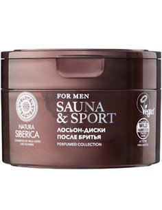 Natura Siberica Sauna & Sport for men Лосьон-диски после бритья 20шт