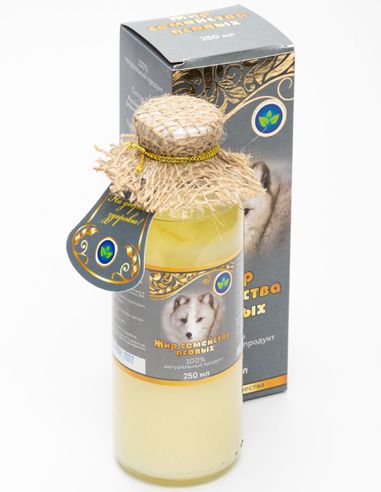 Canine fat (fox, arctic fox) natural 250ml / 8.45oz