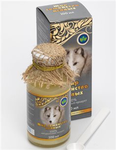 Canine fat (fox, arctic fox) natural 100ml / 3.38oz