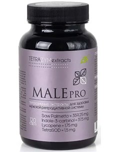 TETRA ZYM EXTRACTS Complex of extracts MALEpro for the male reproductive system 120 capsules