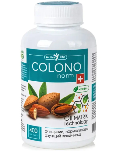 COLONOnorm Oil matrix technology (cleansing and normalization of bowel functions) 400 capsules