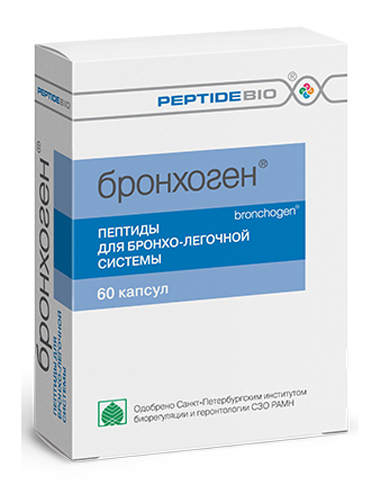 PeptideBio Bronchogen for the bronchopulmonary system 60 capsules