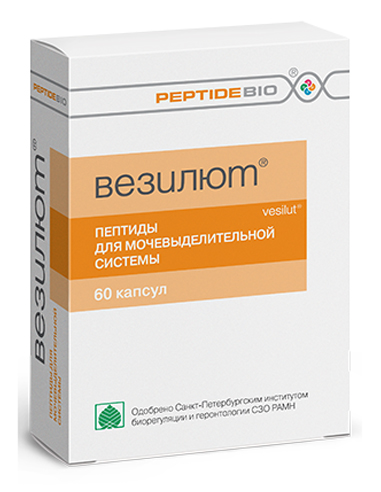 PeptideBio Vesilute for the urinary system 60 capsules