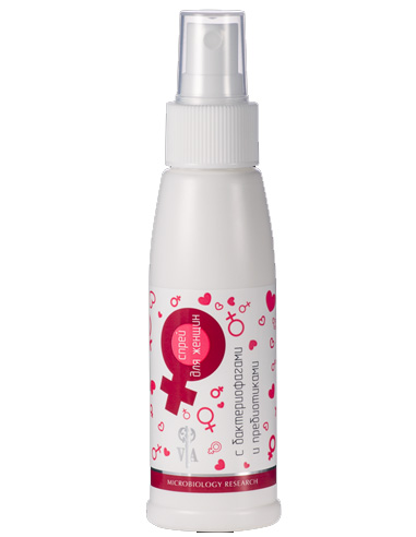 Veira Spray for women with bacteriophages and prebiotics 100ml / 3.38oz