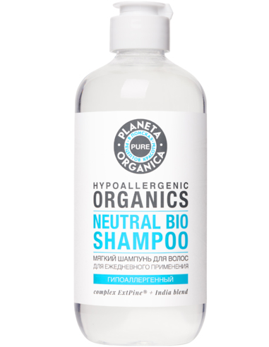 Planeta Organica PURE Shampoo Soft for daily use 400ml / 13.52oz
