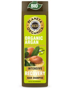 Planeta Organica Organic ECO Шампунь для волос Organic Argan+Brazilian Keratin 520мл