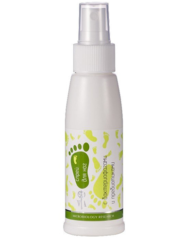 Veira Foot spray with bacteriophages and prebiotics 100ml / 3.38oz
