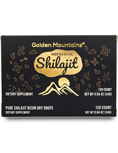 Mumiyo (Shilajit) cleared Golden Mountains 120 tabs