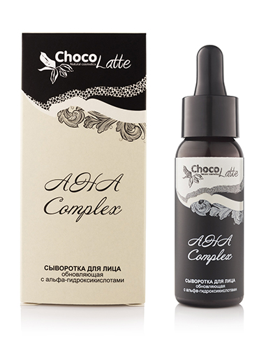 ChocoLatte Serum (oil free) for face AHA Complex 30ml / 1.01oz