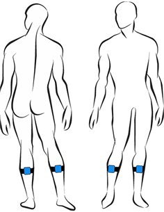 Set of leg cuffs for Vitafon