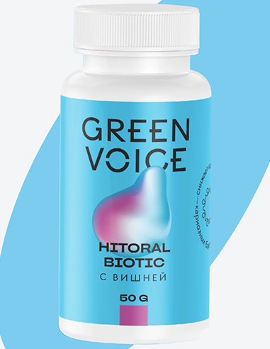 Green Voice HITOTAL BIOTIC С ВИШНЕЙ Пребиотик для полости рта с хитозаном 50г