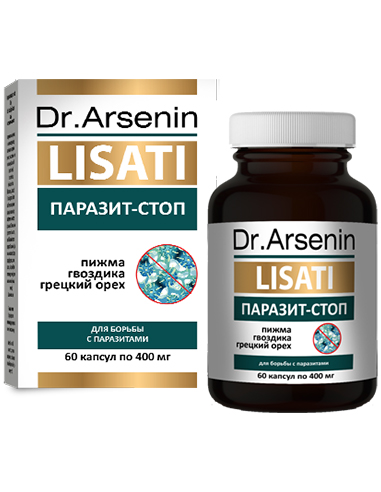 Dr. Arsenin Lisati Lysates PARASITE-STOP 60 capsules