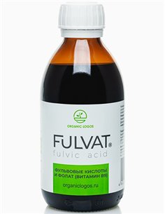 ORGANIC LOGOS FULVAT Fulvic acid and folate (vitamin B9) 200ml