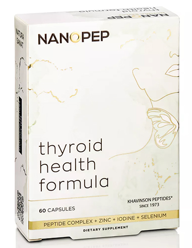 Nanopep Thyroid Health Formula peptides for the thyroid gland 60 capsules