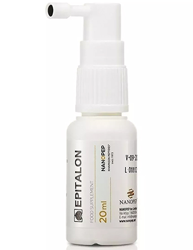 Nanopep Peptides for improving sleep EPITALON spray without melatonin 20ml / 0.67oz