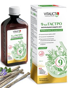 Vitauct 9-ка ГАСТРО с солодкой 250мл