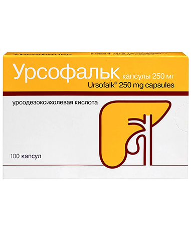 Ursofalk (ursodeoxycholic acid) 250mg 100capsules