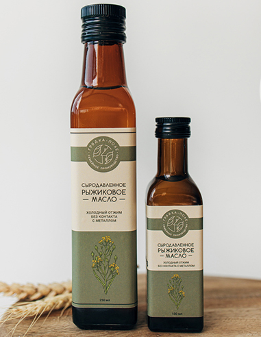 Cold pressed camelina oil