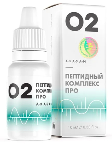 Peptides Peptide complex PRO 02 for the central nervous system and weather dependence 10ml/0.33oz