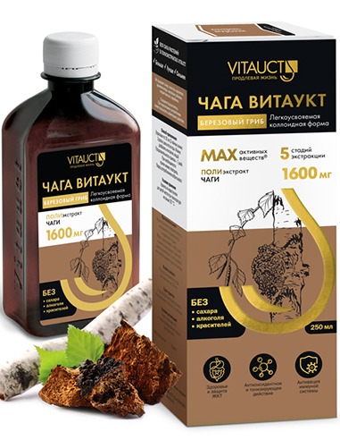 VITAUCT Chaga Birch Mushroom 250ml / 8.45oz