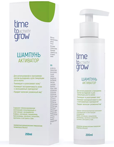 TIME TO GROW Shampoo-Activator 200ml