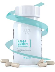 TIME TO GROW dietary supplement Alpha Expert for hair and skin 60 capsules