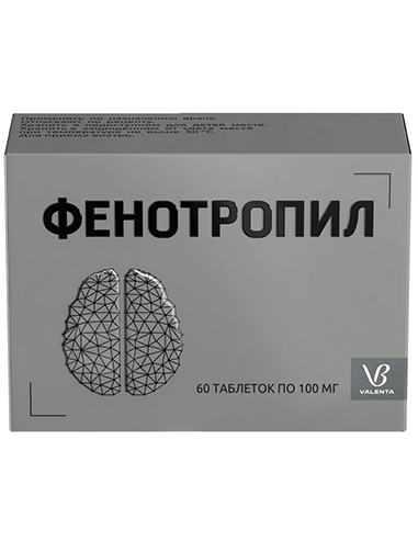 Phenotropil 100mg 60 tablets