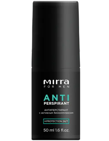 Mirra Antiperspirant with bioactive complex 50ml / 1.67oz