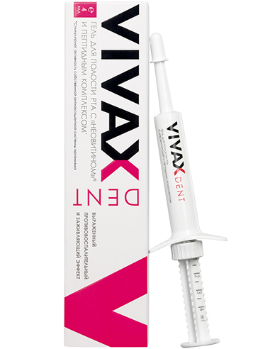 VIVAX Dent Anti-inflammatory gel with active peptide complex 4ml / 0.13oz