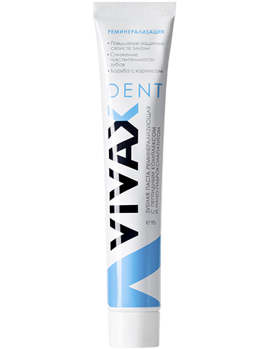 VIVAX Dent Remineralizing toothpaste with active peptide complex 95g