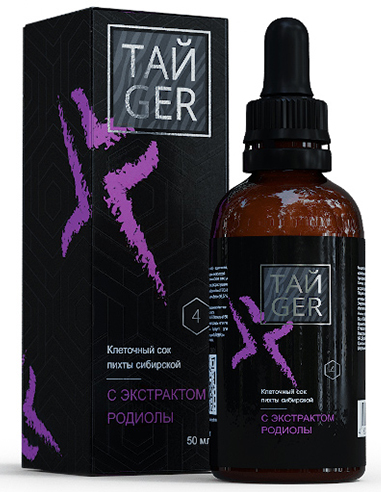 TAIGER Fir Cellular Juice with extract of rhodiola 50ml