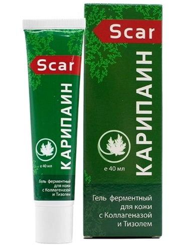 Karipain SCAR gel with collagenase and tizol 40ml