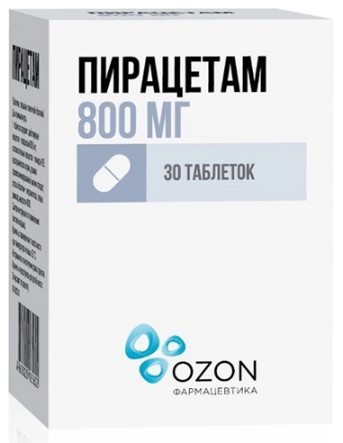Piracetam 800mg 30tablets