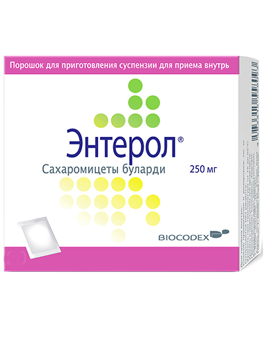 Enterol (Saccharomyces boulardii) powder for suspension 250mg