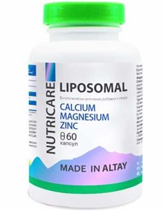 Nutricare Liposomal Calcium, Magnesium, Zinc 60 capsules