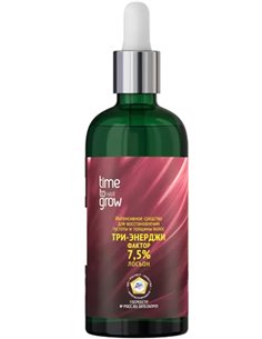 TIME TO GROW Concentrate booster for hair regrowth Three - energy factor 7,5% lotion 100ml