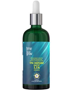 TIME TO GROW Concentrate booster for hair regrowth Three - energy factor 3,5% lotion 100ml