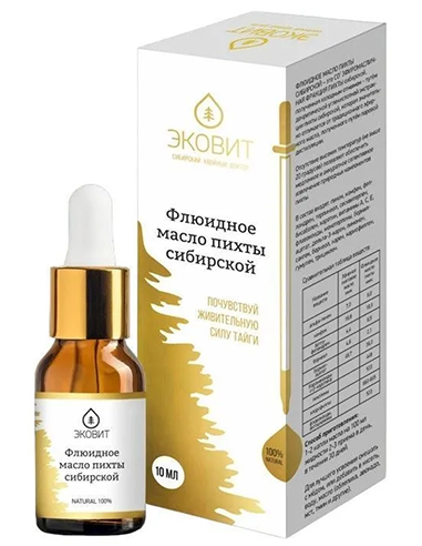 Ecovit Fluid oil Siberian Fir 10ml / 0.33oz