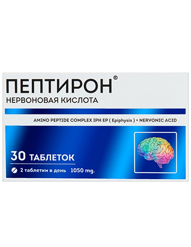 PEPTIRON (nootropic complex with pineal gland peptide) 30tablets