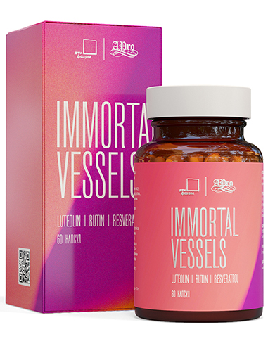 Immortal Vessels for vascular support 60 capsules
