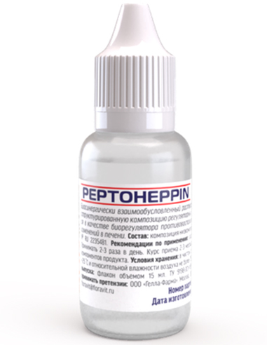 PeptoHeppin Mushroom Elixir for the gastrointestinal tract and liver 15ml