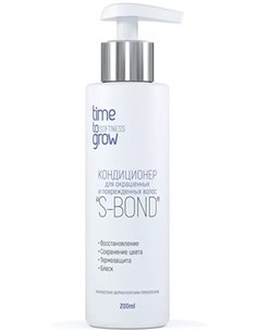TIME TO GROW Conditioner for colored and damaged hair S-BOND 200ml